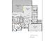 Detailed floor plan showcasing the layout of a home with multiple bedrooms and a spacious living area at 1504 Cordgrass Way, Lakeland, FL 33813