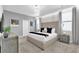 Well-lit bedroom with modern lighting fixtures and neutral-toned decor at 1560 Maidstone Ct, Davenport, FL 33896