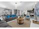 Inviting living room with plush sofas and a modern coffee table at 1560 Maidstone Ct, Davenport, FL 33896