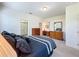 This spacious main bedroom offers an ensuite bathroom, walk-in closet, and bureau at 1590 The Oaks Blvd, Kissimmee, FL 34746