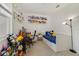Cozy bedroom with fun decor, storage, and lots of stuffed animals at 2224 Celebration Blvd, Celebration, FL 34747