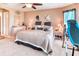 Inviting bedroom features neutral tones, a comfortable bed, and two side tables for added functionality at 233 Rialto Rd, Kissimmee, FL 34759