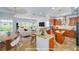 Open concept living area with a kitchen island, seamlessly integrated with the living space at 2333 Pinehurst Ct, Davenport, FL 33837