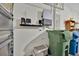 Garage featuring a smart solar energy inverter, organization, and ample space for storage at 3193 Whispering Trails Ave, Winter Haven, FL 33884