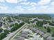 An aerial view of the neighborhood, with nearby roads, trees and landscaping around the well-maintained properties at 5473 Animosh Ct, Polk City, FL 33868