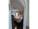Comfortable bedroom with ceiling fan, dark wood floors, and a queen size bed at 5921 Lake Champlain Dr, Orlando, FL 32829