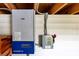 Close-up of a Fronius solar inverter with blue accents and electrical components at 6555 Bay Tree Ct, St Cloud, FL 34771