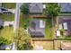 An aerial view of the property with lush green space and privacy at 812 Adour Dr, Kissimmee, FL 34759