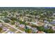 A beautiful aerial view of a well-maintained neighborhood with mature trees and various housing styles at 1022 Blue Horizon Dr, Deltona, FL 32725