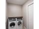 Laundry room featuring washer, dryer and shelf at 1022 Blue Horizon Dr, Deltona, FL 32725