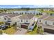 A scenic aerial view captures the home's proximity to the water and paved backyard at 1765 Petiole Pl, Kissimmee, FL 34744
