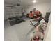 Spacious garage with ample room for storage and recreational activities at 200 Citrine Loop, Kissimmee, FL 34758