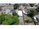 Aerial view of the home and neighborhood, showcasing its backyard and surrounding area at 2409 E Magnolia St, Lakeland, FL 33801