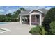 Community pool with shower and shaded picnic area at 2673 Rainbow Springs Ln, Orlando, FL 32828