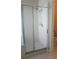 Shower featuring subway tile and a glass door at 2673 Rainbow Springs Ln, Orlando, FL 32828