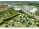 Aerial view showcasing the proximity to retail areas and highway at 2947 Larson St, Kissimmee, FL 34741