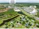 Aerial shot of the property close to the Loop, John Young Pkwy, and Osceola Pkwy at 2947 Larson St, Kissimmee, FL 34741