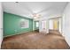 Bright bedroom with mirrored closet doors and a ceiling fan for comfortable living at 2947 Larson St, Kissimmee, FL 34741