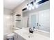 Bathroom featuring a shower/tub combination and a modern vanity at 30 Lake Diamond Ave, Ocala, FL 34472