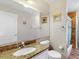 Bathroom featuring granite countertops, decorative framed mirrors and decorative framed prints at 3811 Gator Bay Ln, St Cloud, FL 34772