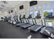 Gym with treadmills, elliptical machines, and large windows at 4053 Redbridge Loop, Davenport, FL 33837