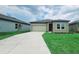 Charming one-story home featuring a two-car garage, well-manicured lawn, and inviting front entrance at 409 Conway Ave, St Cloud, FL 34771