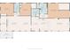 Detailed floor plan showcasing the layout of the house, including room dimensions at 435 Pennsylvania Ave, St Cloud, FL 34769
