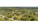 Expansive aerial view of a residential neighborhood filled with mature trees and lush greenery at 525 W Blue Springs Ave, Orange City, FL 32763
