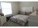 Bedroom with a bed, a window, and a dresser at 537 S Andrea Cir, Haines City, FL 33844