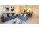 Comfortable living area featuring tile flooring, neutral walls and comfortable seating at 8517 Bay Lilly Loop, Kissimmee, FL 34747