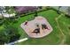 A delightful playground with multiple slides, climbing structures, and a swing set offers fun for  at 1723 Brassie Ct, Kissimmee, FL 34746