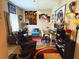 Inviting home office space featuring neutral walls, modern furnishings, and bright overhead lighting at 3333 Sagebrush St, Harmony, FL 34773