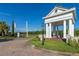 Gated entrance to the Providence community featuring a small portico and landscaping at 3391 Cortland Dr, Davenport, FL 33837