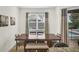 Dining area adjacent to the kitchen with a view of the pool area at 341 Lasso Dr, Kissimmee, FL 34747