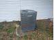 Exterior view of the air conditioner at 4345 Old Colony Rd, Mulberry, FL 33860