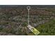 An aerial view of the home's location within a serene, tree-lined neighborhood at 501 Dunoon St, Ocoee, FL 34761