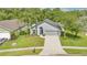 Well-maintained single-Gathering home with a manicured lawn, palm trees, and a two-car garage at 501 Dunoon St, Ocoee, FL 34761