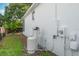 Home exterior showing the utility connections and equipment at 6479 Apple St, St Cloud, FL 34771