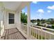 This balcony has a view of the lake and neighborhood at 7740 Linkside Loop, Reunion, FL 34747