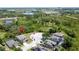 Beautiful aerial view of a charming neighborhood with homes on large lots backing up to natural preserve at 805 Suffolk Pl, Davenport, FL 33896