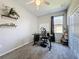 Well-lit office with a whiteboard and shelves, perfect for productivity at 805 Suffolk Pl, Davenport, FL 33896