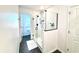 Modern shower with glass enclosure and tiled walls, offering a sleek and clean design at 921 Spring Palms Loop, Orlando, FL 32828