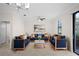 Spacious living room with modern furniture and bright natural light at 1312 Royal St George Blvd, Davenport, FL 33896