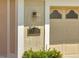 Close up of the house number 13130, and side of the garage door at 13130 Meergate Cir, Orlando, FL 32837