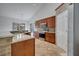 Beautiful kitchen featuring stainless steel appliances, granite countertops, and tile flooring at 13130 Meergate Cir, Orlando, FL 32837