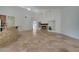 Living room with fireplace and views to the upstairs at 13130 Meergate Cir, Orlando, FL 32837
