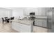 Modern kitchen featuring granite countertops, stainless steel appliances, and a central island at 172 Roseville Dr, Haines City, FL 33844
