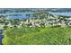 Aerial view of the residential neighborhood, conveniently located near the community and scenic lake at 31 Lake Link Se Cir, Winter Haven, FL 33884