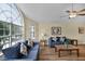 Inviting living room with natural light from a large window, furnished with cozy seating and tasteful decor at 3151 Britannia Blvd # C, Kissimmee, FL 34747