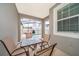Covered patio area with modern furniture and a great view of the pool at 4903 Windermere Ave, Kissimmee, FL 34746